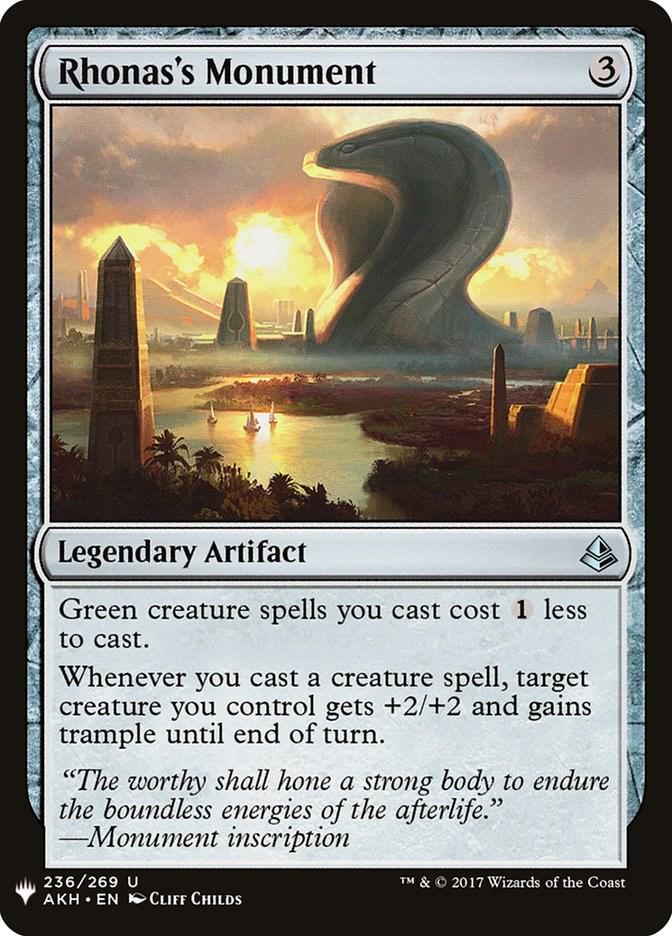 Rhonas's Monument #236 Magic The List Reprints