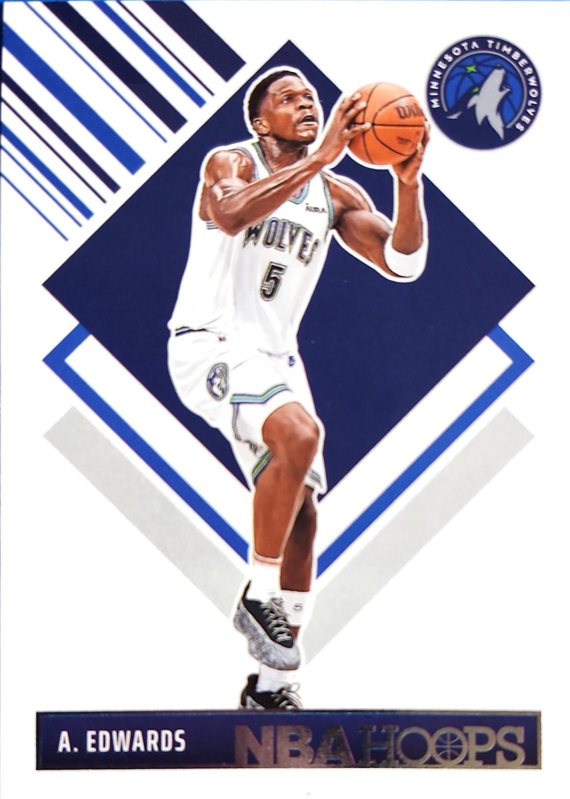 Anthony Edwards #286 Basketball Cards 2024 Panini NBA Hoops