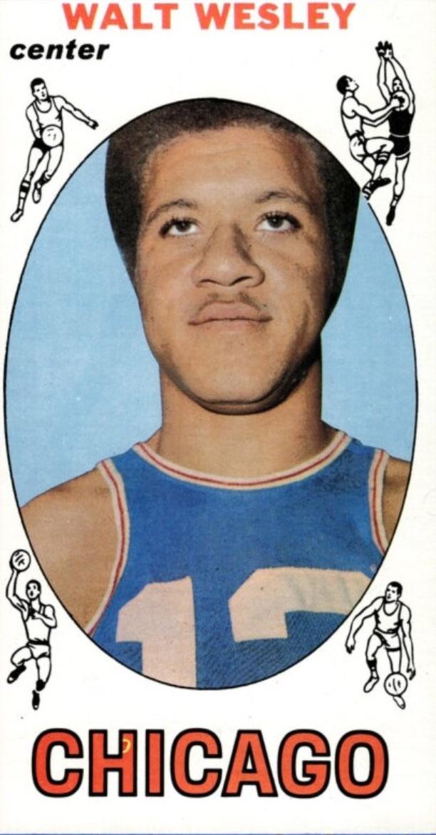 Walt Wesley #22 Basketball Cards 1969 Topps