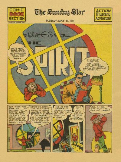 Spirit #5/11/1941 (1941) Comic Books Spirit