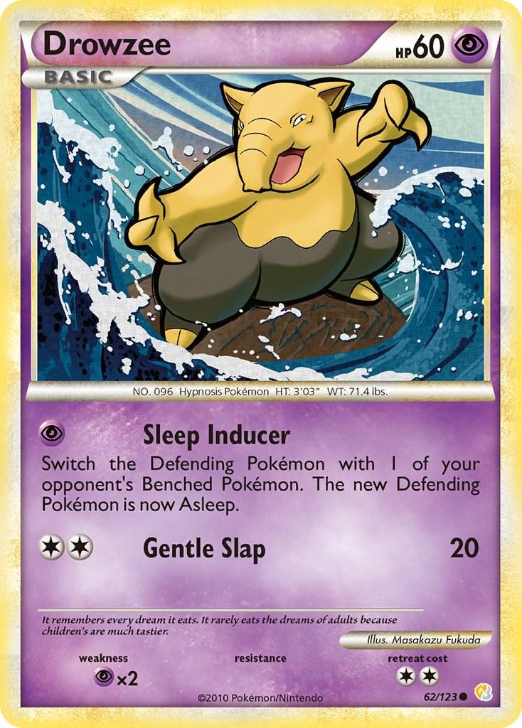 Drowzee #62 Pokemon HeartGold & SoulSilver