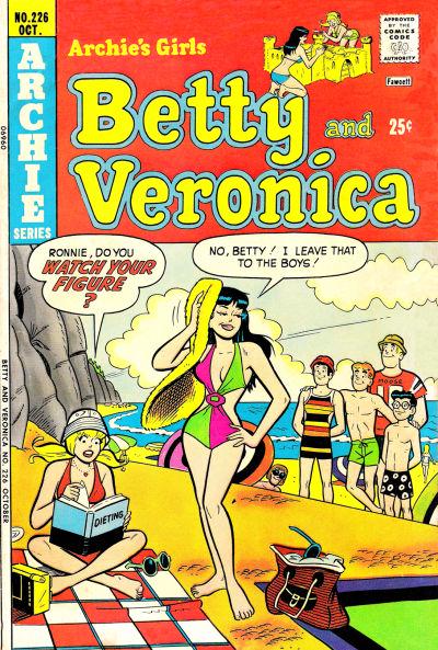 Archie's Girls Betty and Veronica #226 (1974) Comic Books Archie's Girls Betty and Veronica