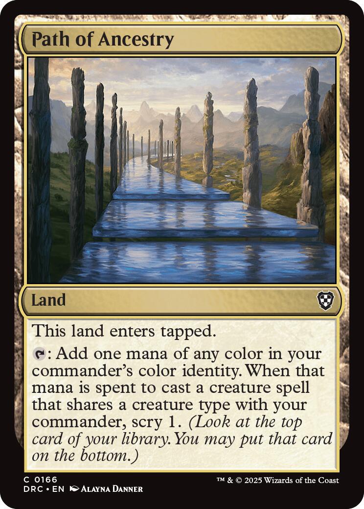 Path of Ancestry #166 Magic Aetherdrift Commander