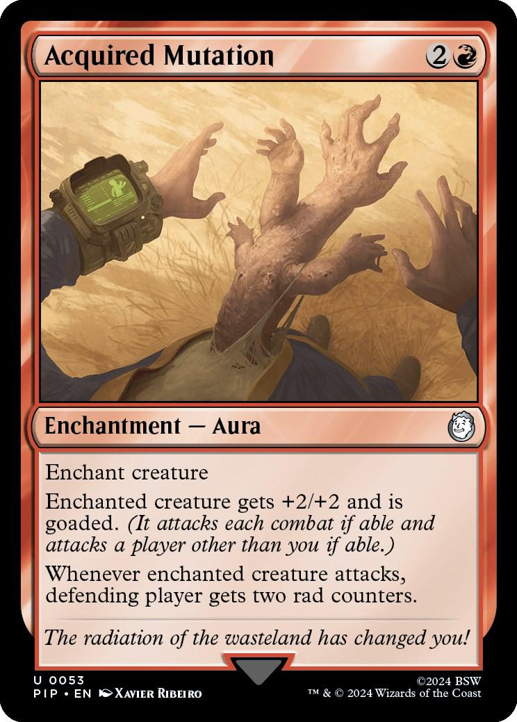 Tap to enlarge Acquired Mutation – Foil, Magic Fallout