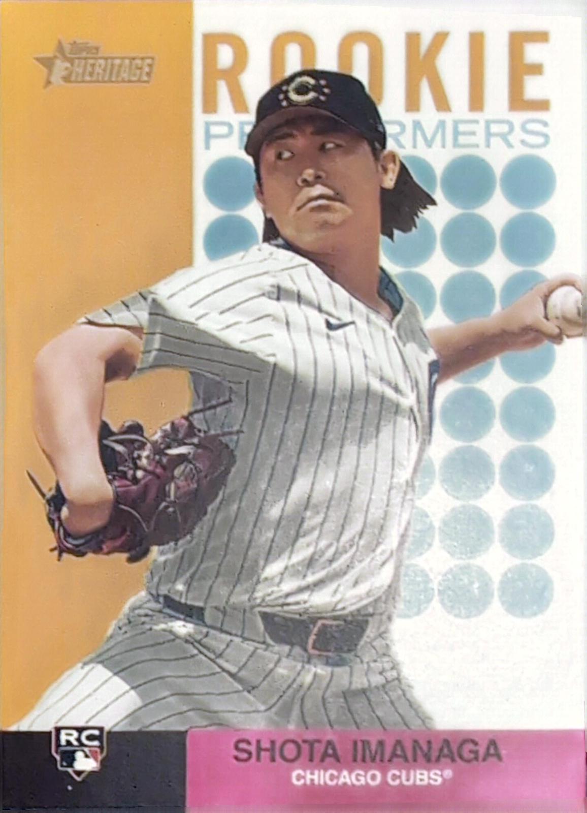 Shota Imanaga #RP-11 Baseball Cards 2024 Topps Heritage Rookie Performer