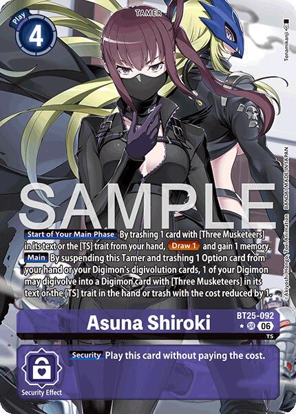 Asuna Shiroki [Alternate Art] #BT25-092 Prices | Digmon Dual