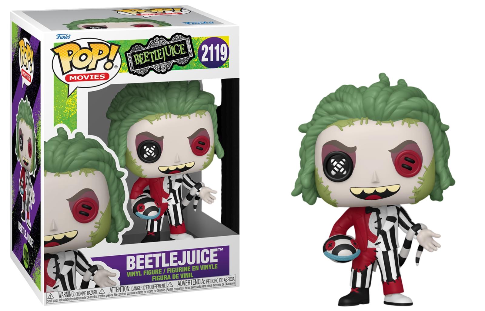 Beetlejuice #2119 Funko Pop box and figure