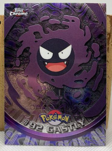 Gastly #92 Pokemon 2000 Topps Chrome