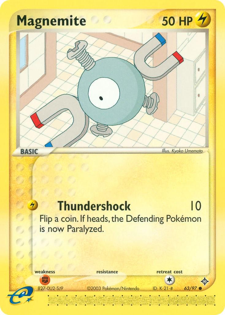 Magnemite #63 Pokemon Dragon