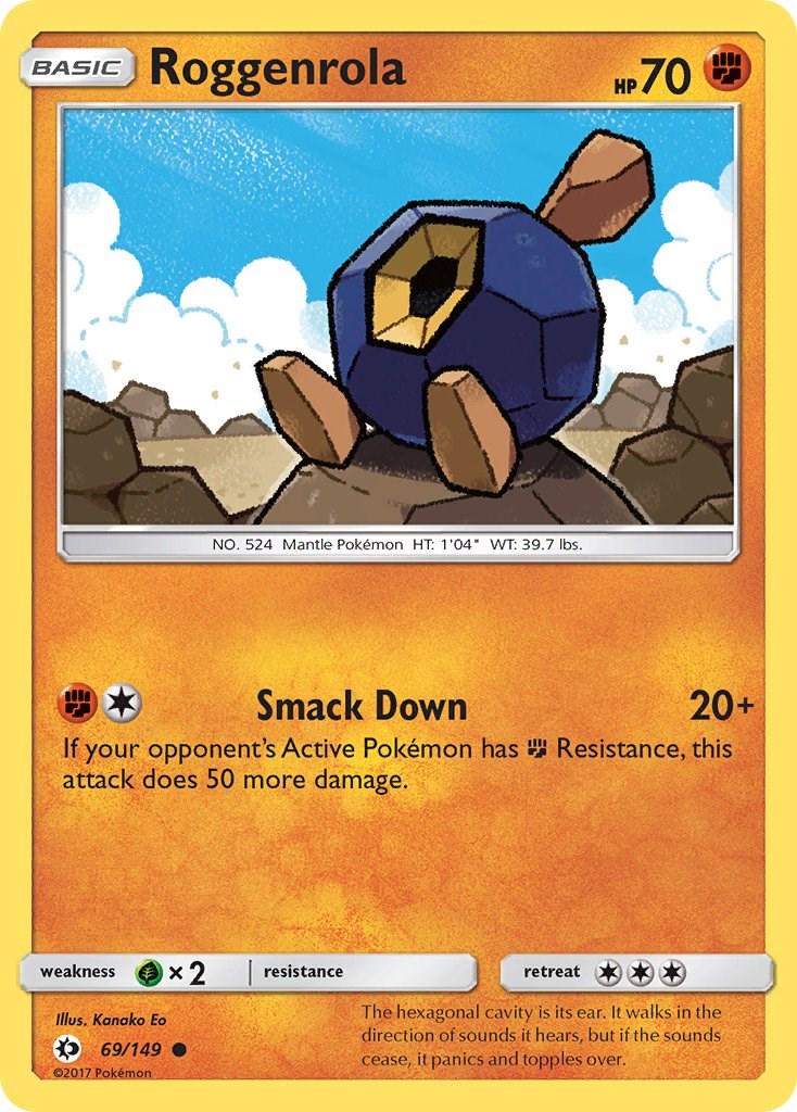 Roggenrola #69 Pokemon Sun & Moon