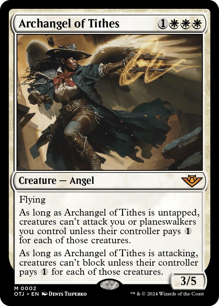 Archangel of Tithes #2 Magic Outlaws of Thunder Junction