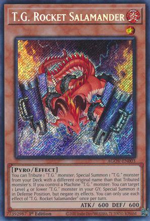 T.G. Rocket Salamander AGOV-EN003 YuGiOh Age of Overlord