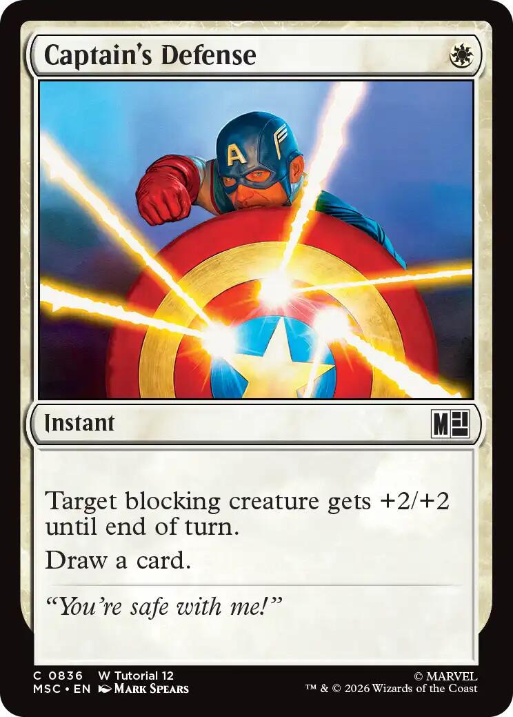 Captain's Defense (Magic Marvel Super Heroes Commander)