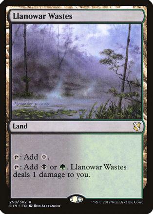 Llanowar Wastes Magic Commander 2019