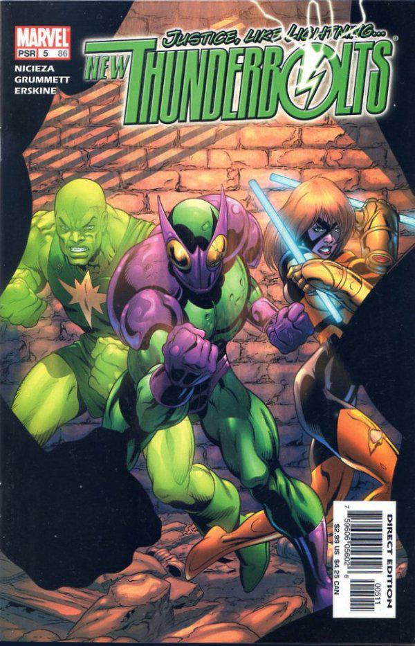 New Thunderbolts #5 (2005) Comic Books New Thunderbolts