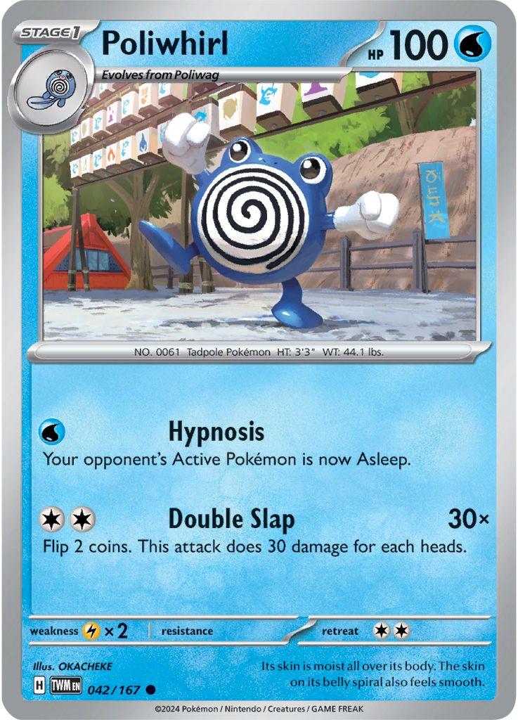 Poliwhirl #42 Pokemon Twilight Masquerade
