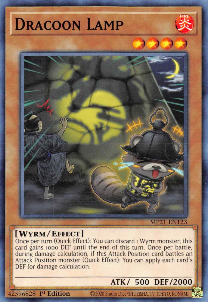 Dracoon Lamp MP21-EN123 YuGiOh 2021 Tin of Ancient Battles Mega Pack