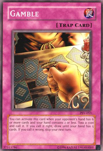 Gamble PSV-053 YuGiOh Pharaoh's Servant