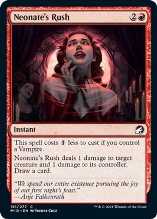 Neonate's Rush #151 Magic Innistrad: Midnight Hunt