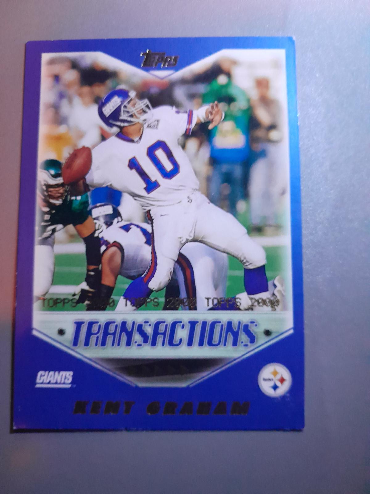 Kent Graham #5 Football Cards 2000 Topps