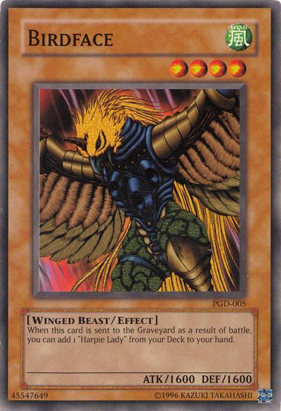 Birdface PGD-005 YuGiOh Pharaonic Guardian
