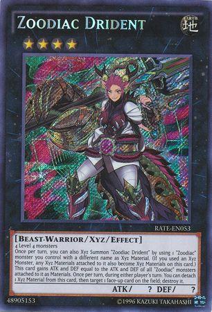 Zoodiac Drident RATE-EN053 YuGiOh Raging Tempest