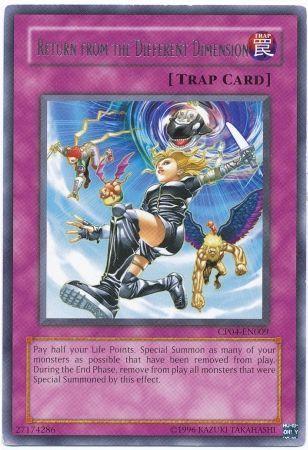 Return from the Different Dimension CP04-EN009 YuGiOh Champion Pack: Game Four