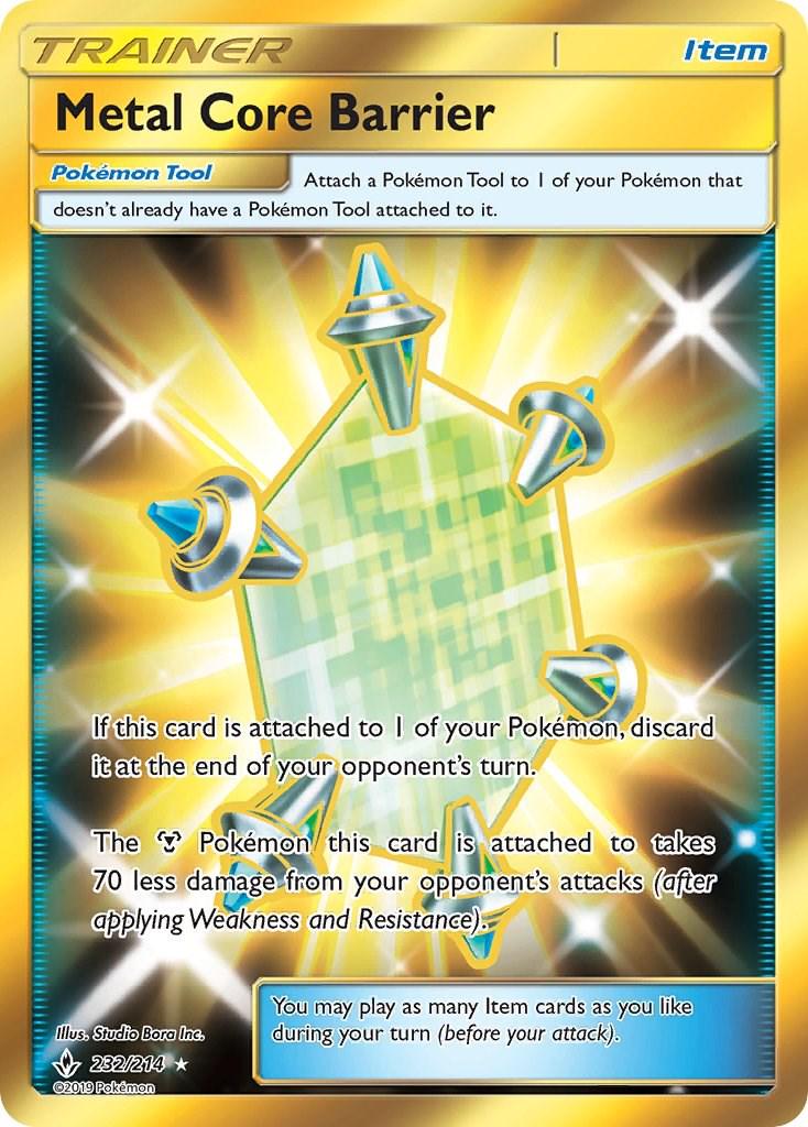 Metal Core Barrier #232 Pokemon Unbroken Bonds
