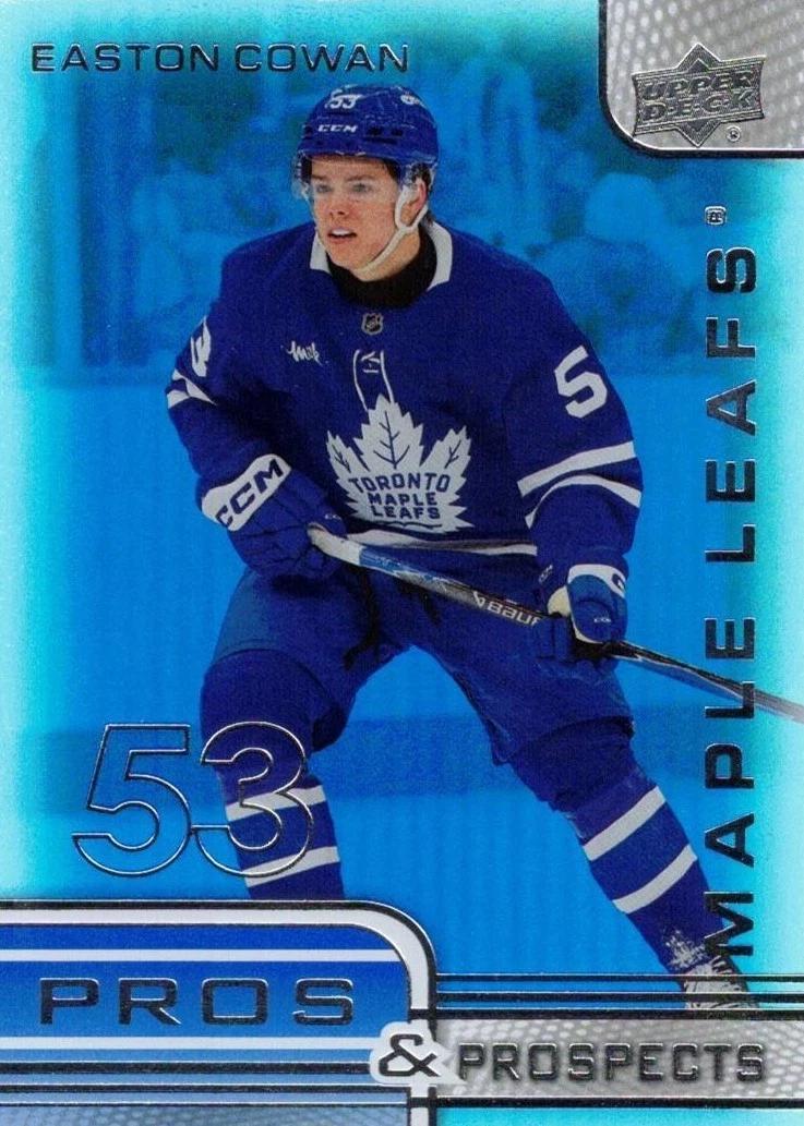 Easton Cowan #PP-19 2025 Upper Deck Extended Series Pros And Prospects Hockey