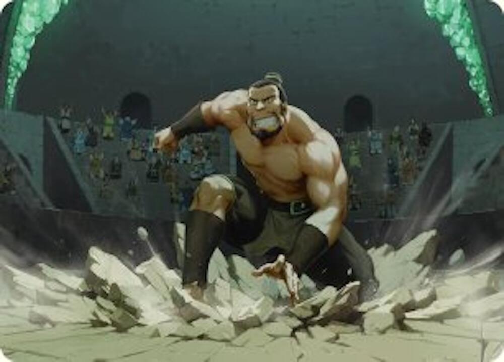 Tap to enlarge The Boulder, Ready To Rumble, Magic Avatar: The Last Airbender Art Series