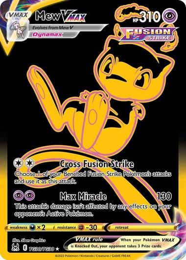 Mew VMAX #TG30 Cover Art
