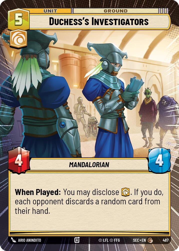 Duchess's Investigators [Hyperspace] #487