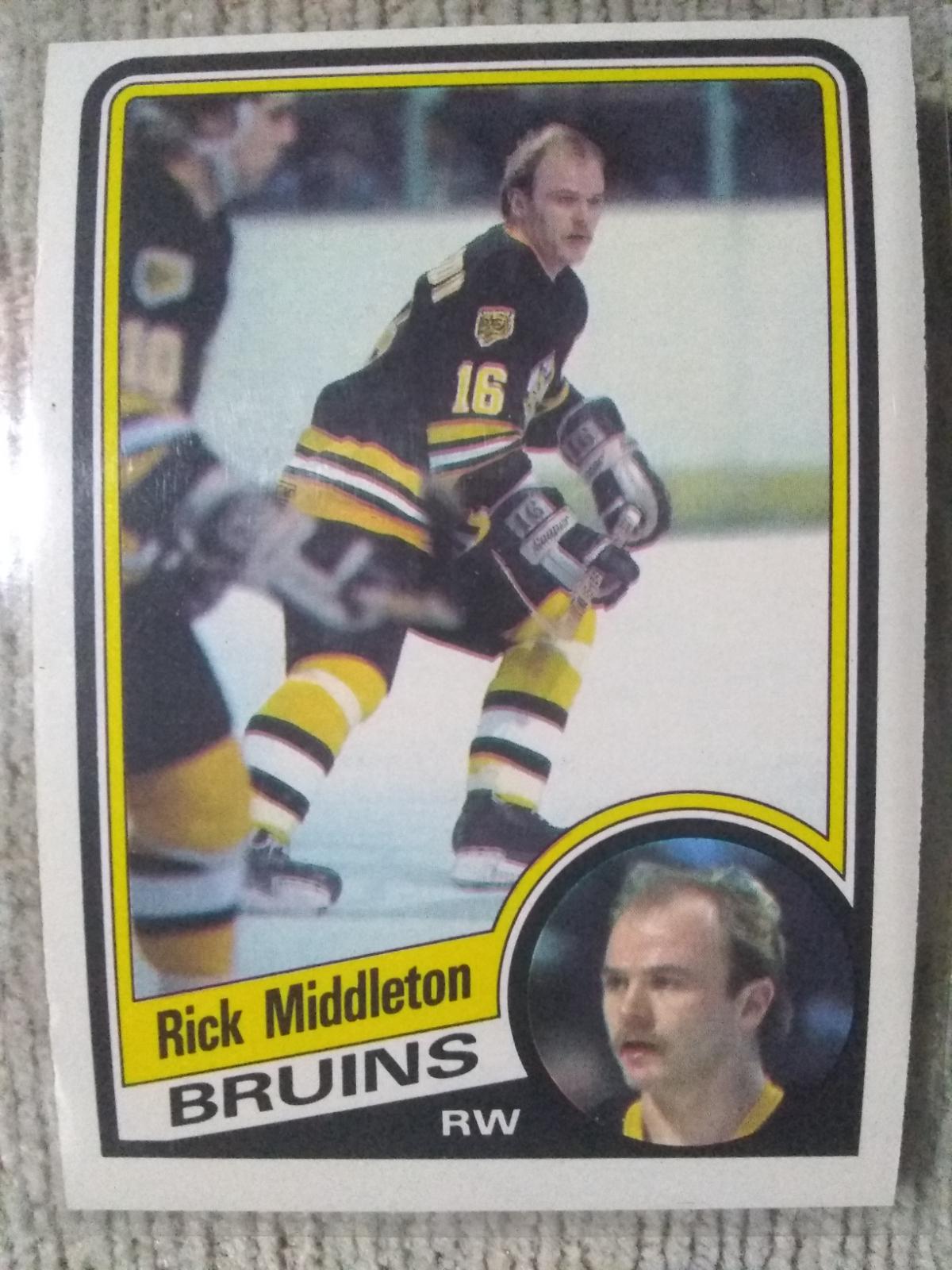 Rick Middleton #9 Hockey Cards 1984 O-Pee-Chee