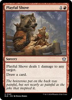 Playful Shove