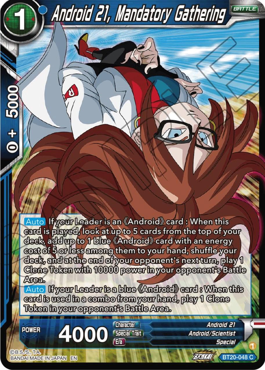 Android 21, Mandatory Gathering BT20-048 Dragon Ball Super Power Absorbed