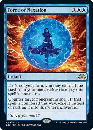 Force of Negation #50 Magic Double Masters 2022