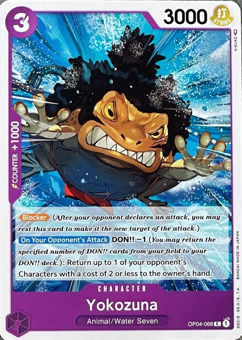 Yokozuna OP04-068 One Piece Kingdoms of Intrigue
