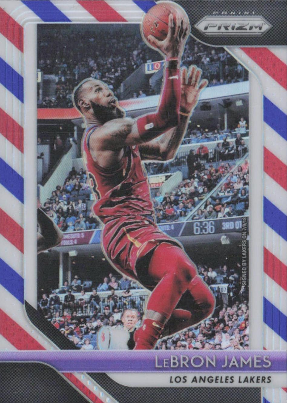 その他 Prizm Lebron James Red White Blue LeBron James [Red, White, and Blue Prizm] #6 Prices | 2018 Panini