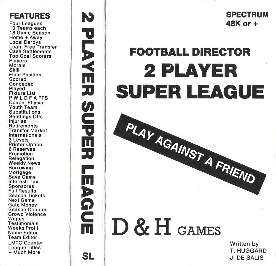 Football Director: 2 Player Super League ZX Spectrum