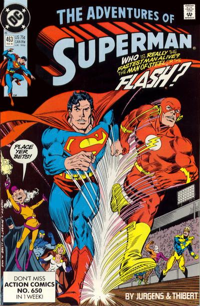 Adventures of Superman #463 (1990) Comic Books Adventures of Superman