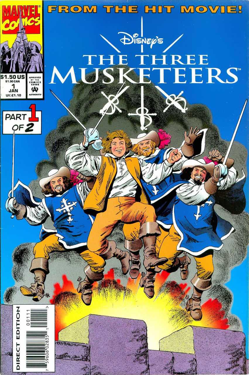 The Three Musketeers #1 (1994) Comic Books The Three Musketeers