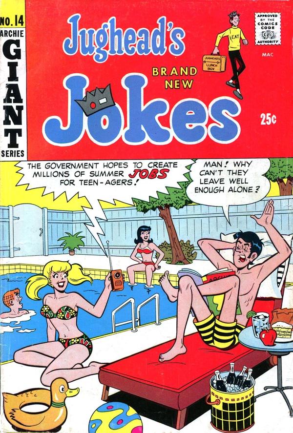 Jughead's Jokes #14 (1969) Comic Books Jughead's Jokes