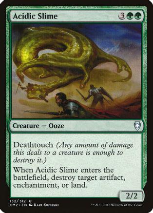 Acidic Slime #132 Magic Commander Anthology Volume II