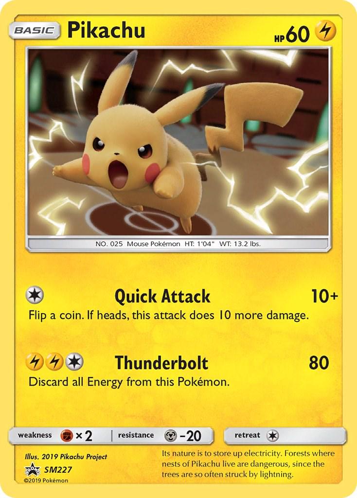 Pikachu #SM227 Pokemon Promo