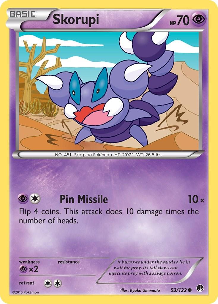 Skorupi #53 Pokemon BREAKpoint