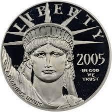 2005 W [PROOF] Coins $100 American Platinum Eagle Prices