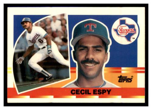 Cecil Espy #37 Baseball Cards 1990 Topps Big Baseball
