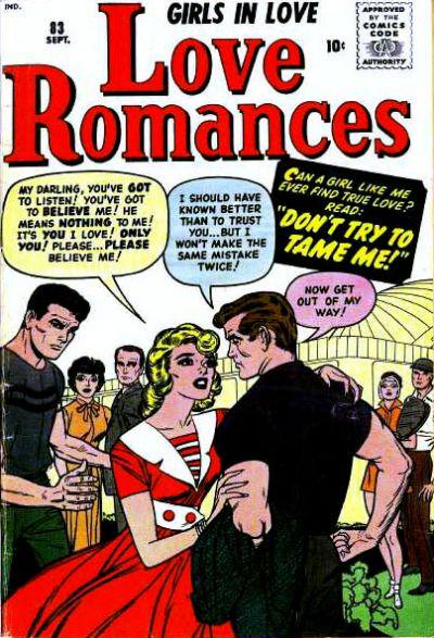 Love Romances #83 (1959) Comic Books Love Romances