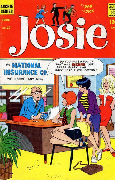Josie #27 (1967) Comic Books Josie
