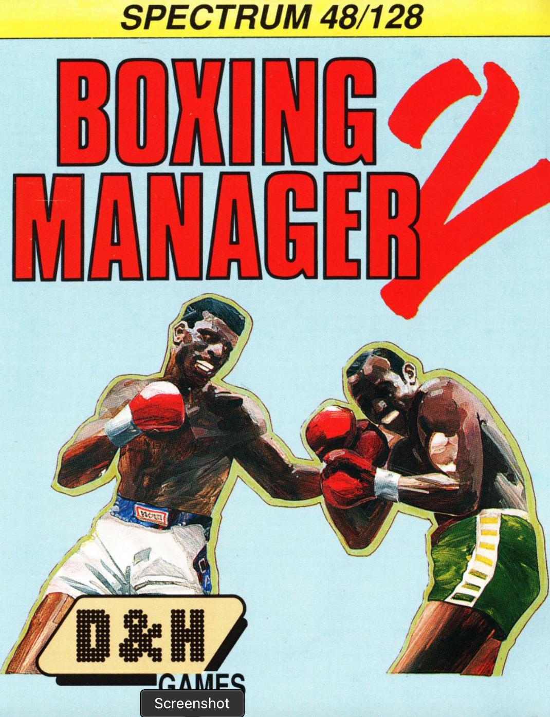 Boxing Manager 2 ZX Spectrum